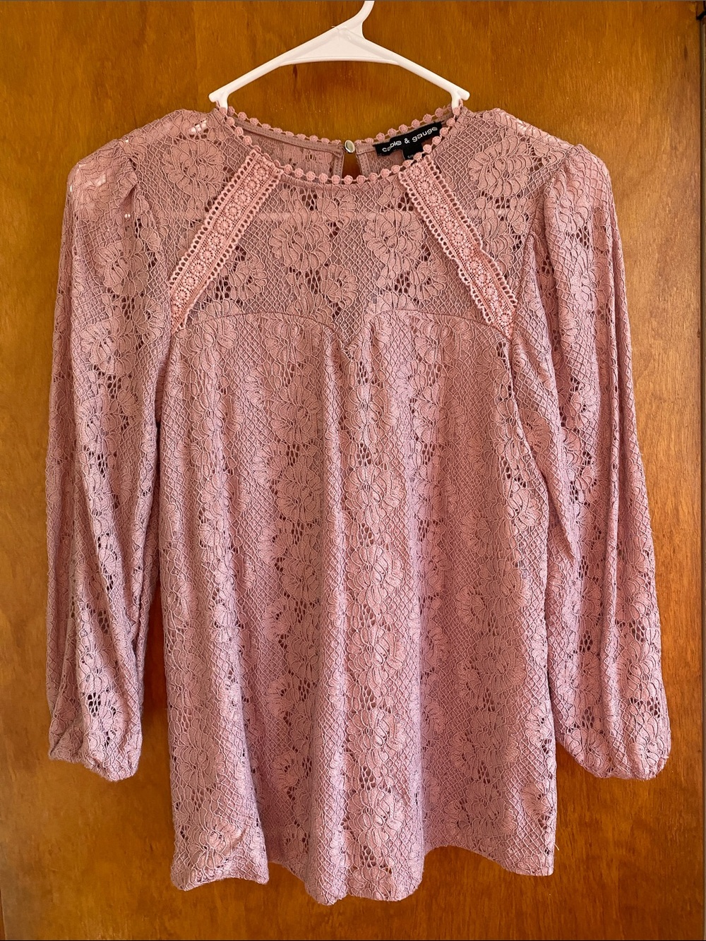 Lace Long Sleeve Blouse